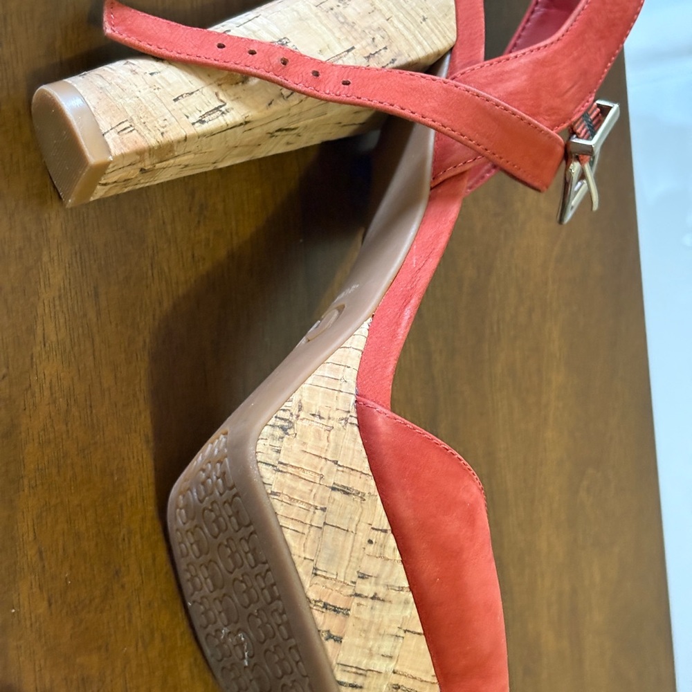 Gianni Bini Burnt Orange Strappy Heels - Picture 4 of 8